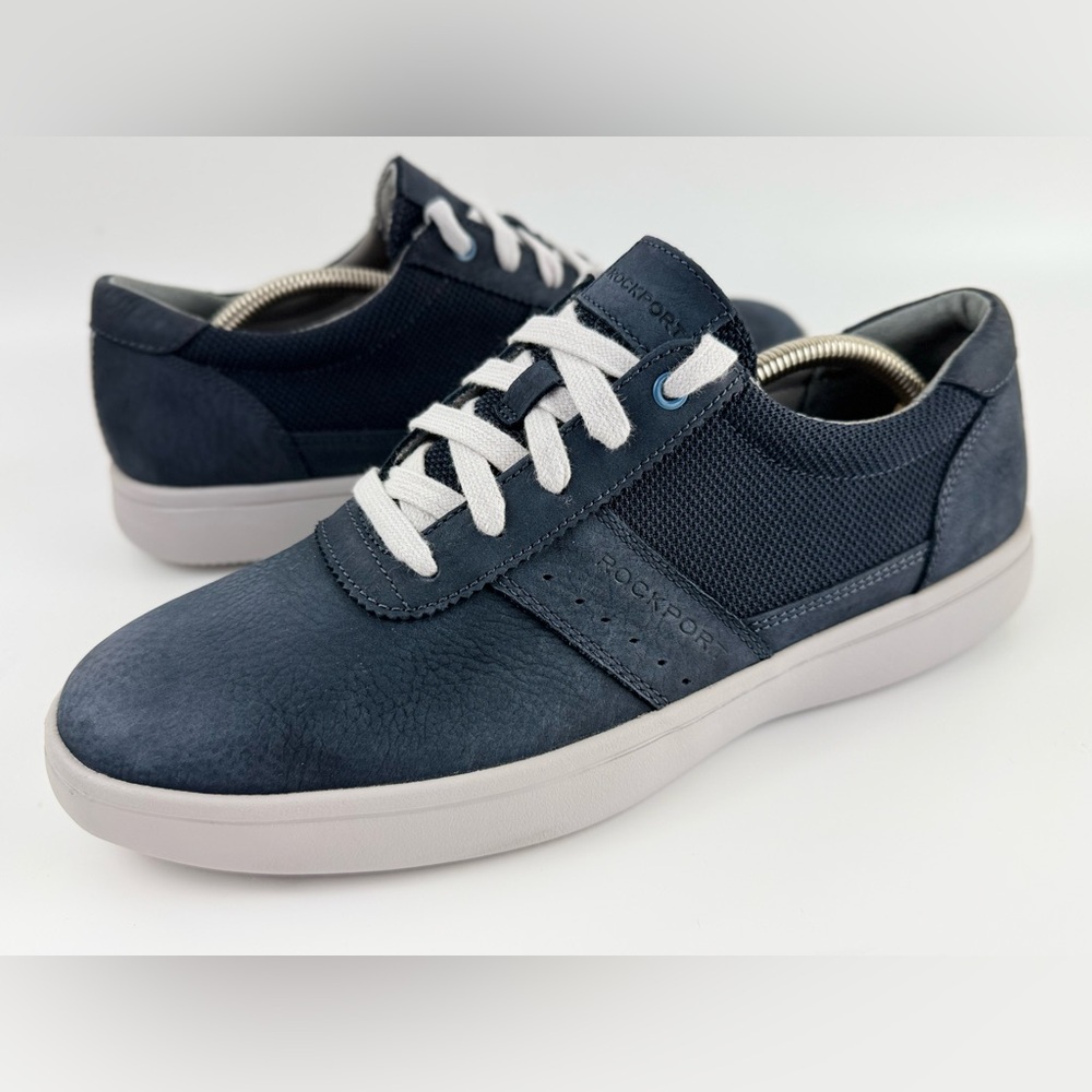 Men's Rockport City Lites Blue Lace-Up Casual Shoes, Size 8.5